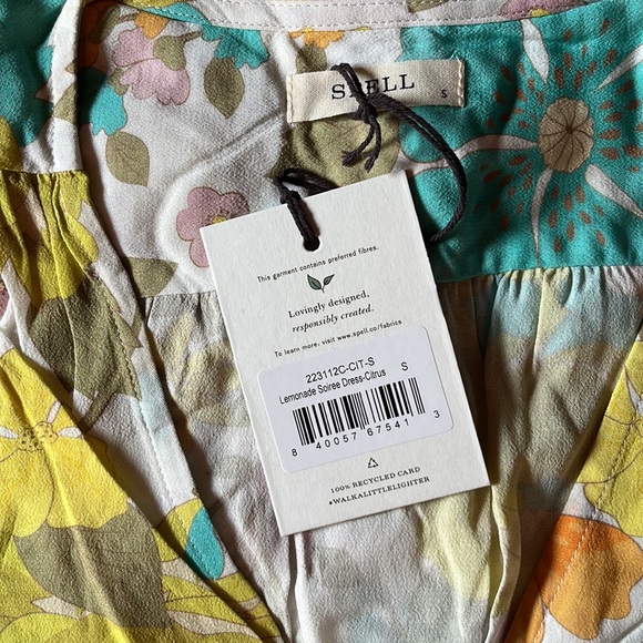 Spell Lemonade Soirée Dress in Citrus - Picture 9 of 10